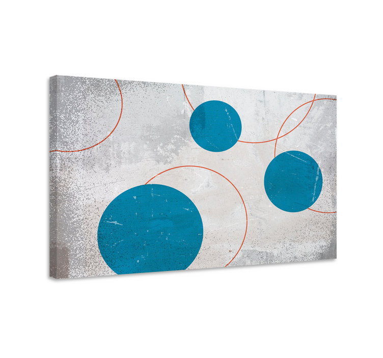 Canvas schilderij kunst brutalisme design - TenStickers