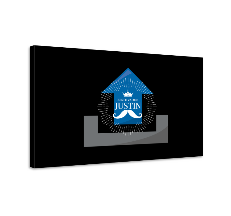Gepersonaliseerde canvas schilderij vaderdag - TenStickers