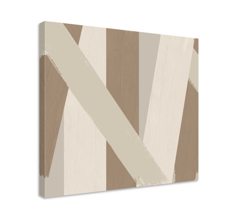 Canvas schilderij kunst Zand kleur - TenStickers