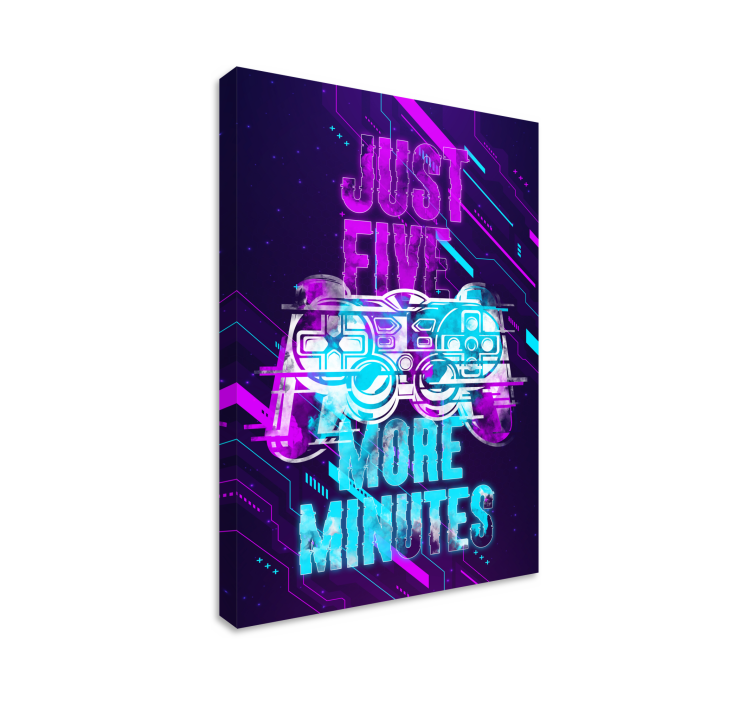 Just five more minutes  canvas jongeren - TenStickers