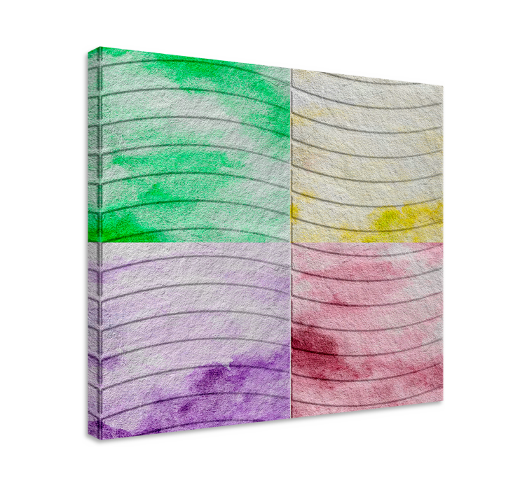 Ramblas tegels Canvas schilderij woonkamer - TenStickers