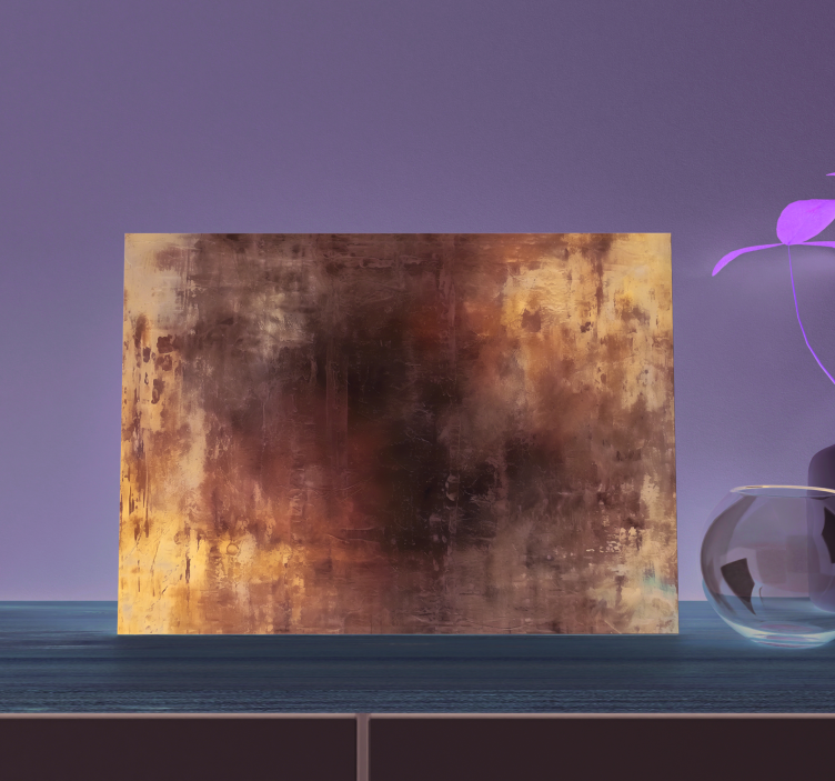 Abstracte Canvas schilderij woonkamer - TenStickers