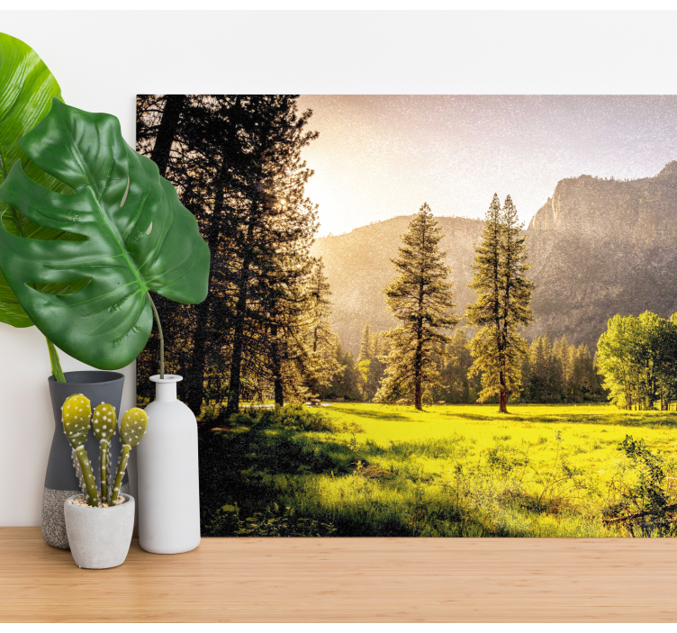 Canvas landschap majestueuze berglandschap - TenStickers