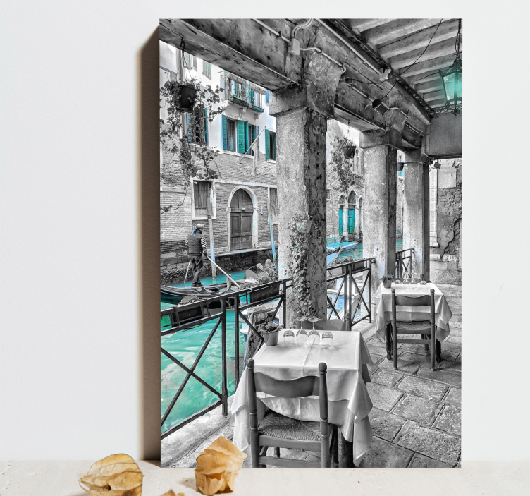 Canvas schilderij  Venetië stad  - TenStickers