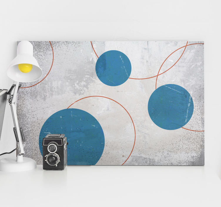 Canvas schilderij kunst brutalisme design - TenStickers