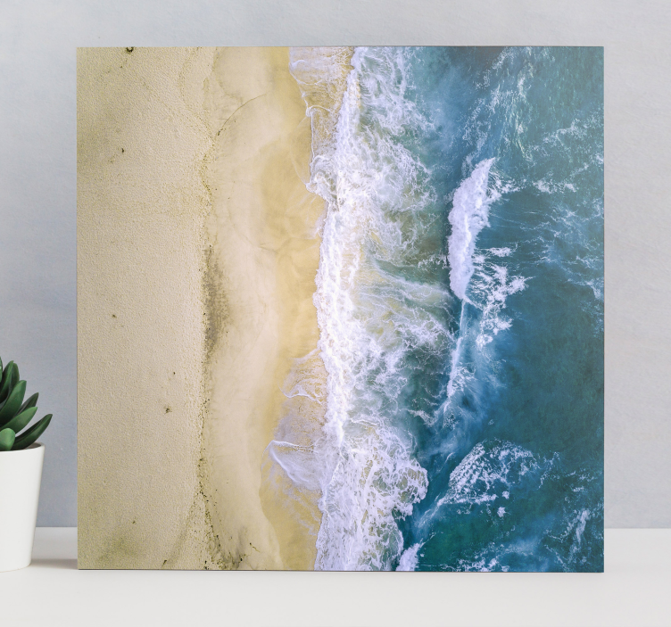 Canvas schilderij marine oceaan golf sereniteit - TenStickers
