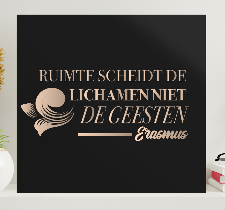 Canvas schilderij tekst filosofische quote - TenStickers