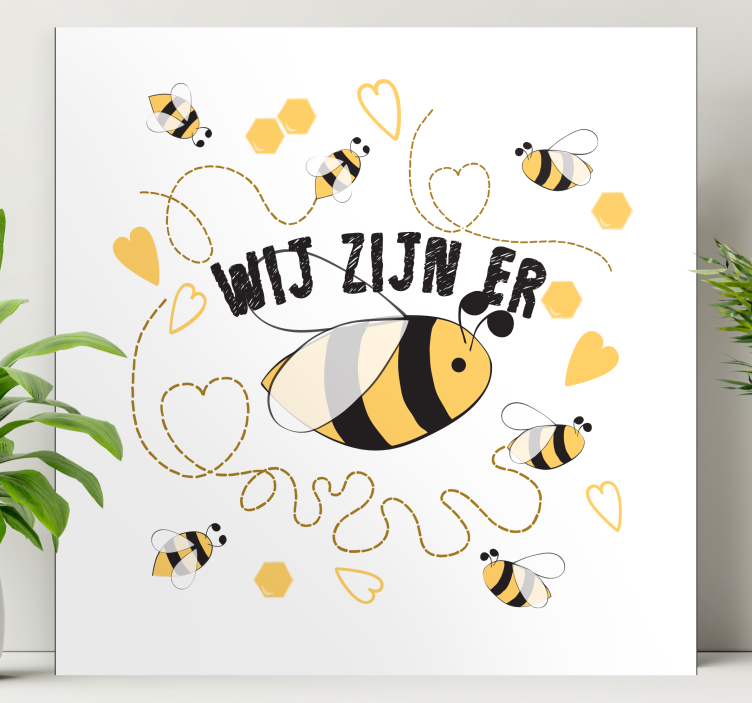 Canvas schilderij we will bee there - TenStickers