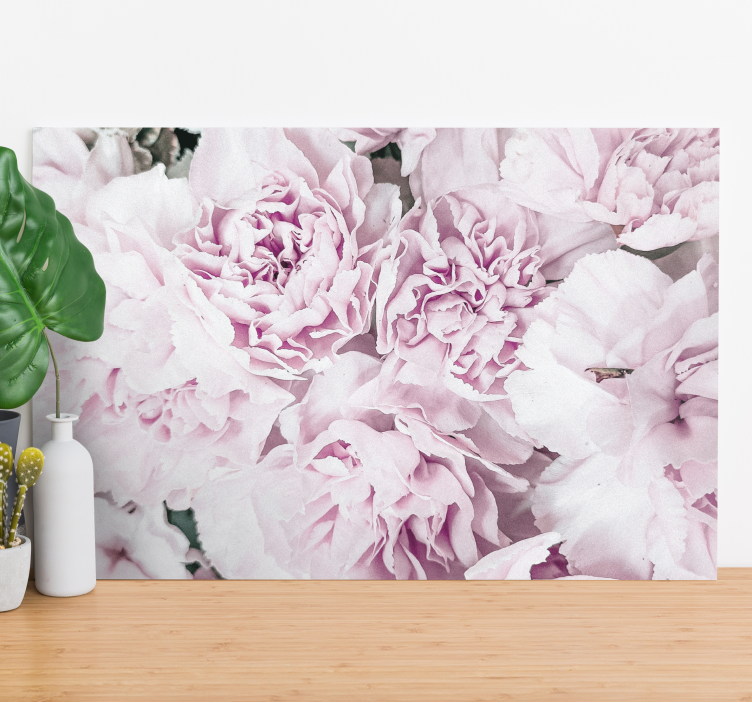 Delicate roze bloesems Canvas schilderij bloemen en planten - TenStickers