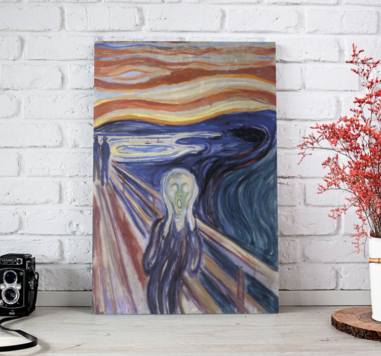 Emotioneel expressionisme Canvas schilderij kunst - TenStickers