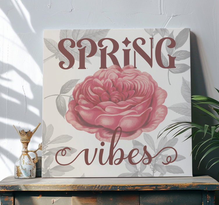Lente sfeer Canvas schilderij woonkamer - TenStickers