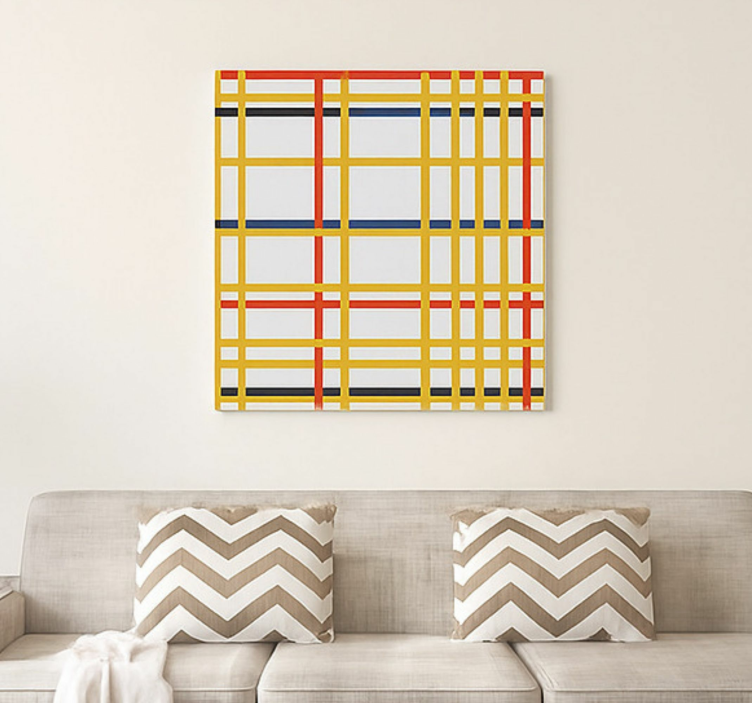 New york city Canvas schilderij sport - TenStickers