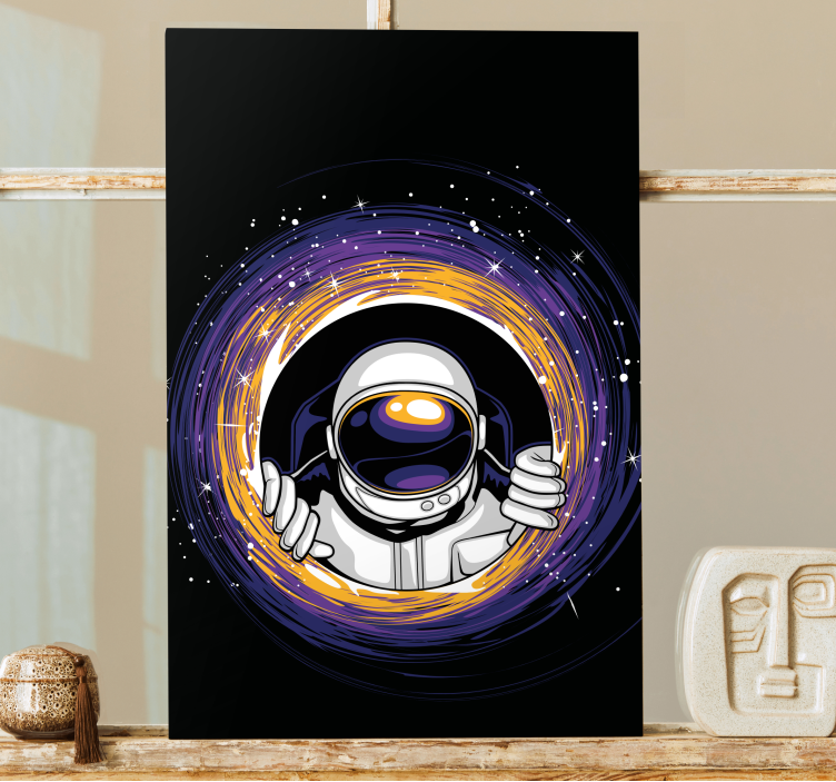 Videogame canvas astronaut omarm portaal - TenStickers