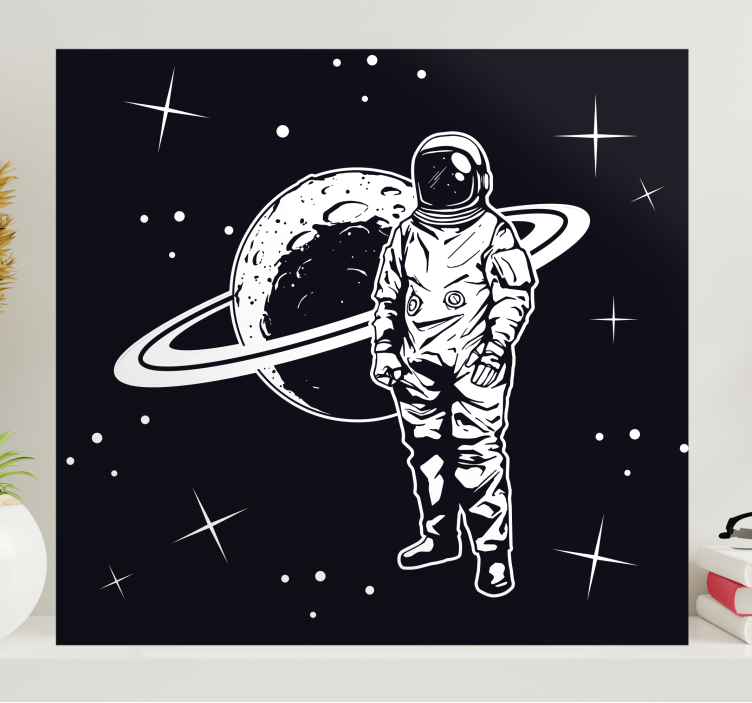 Videogame canvas cosmonaut in orbit - TenStickers