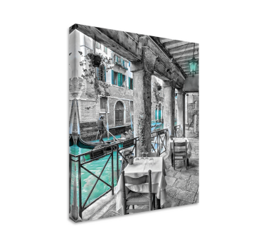 Canvas schilderij Venetië stad  - TenStickers