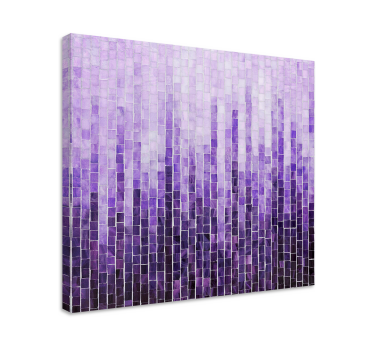 Canvas schilderij kunst Ombre effect tegels patroon - TenStickers