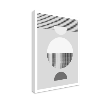 Scandinavische stijl Canvas schilderij eetkamer - TenStickers