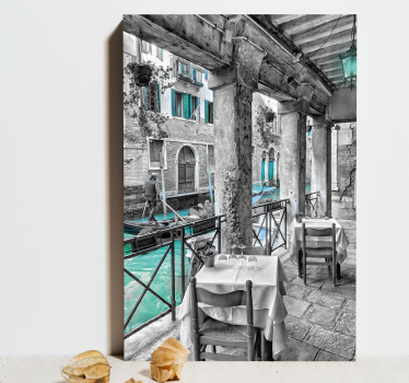 Canvas schilderij Venetië stad  - TenStickers
