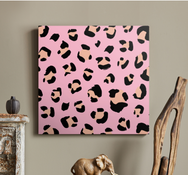 Canvas schilderij dieren luipaardvlek motief - TenStickers