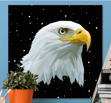Canvas schilderij vogels adelaarsportret - TenStickers