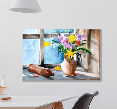 Canvas schilderij keuken Vintage keukenplanten - TenStickers