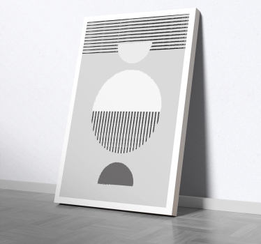 Scandinavische stijl Canvas schilderij eetkamer - TenStickers