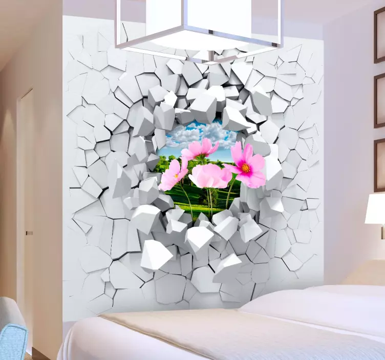 3D Muur Explosie Sticker - TenStickers