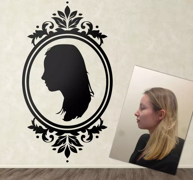 Sticker portret frame - TenStickers