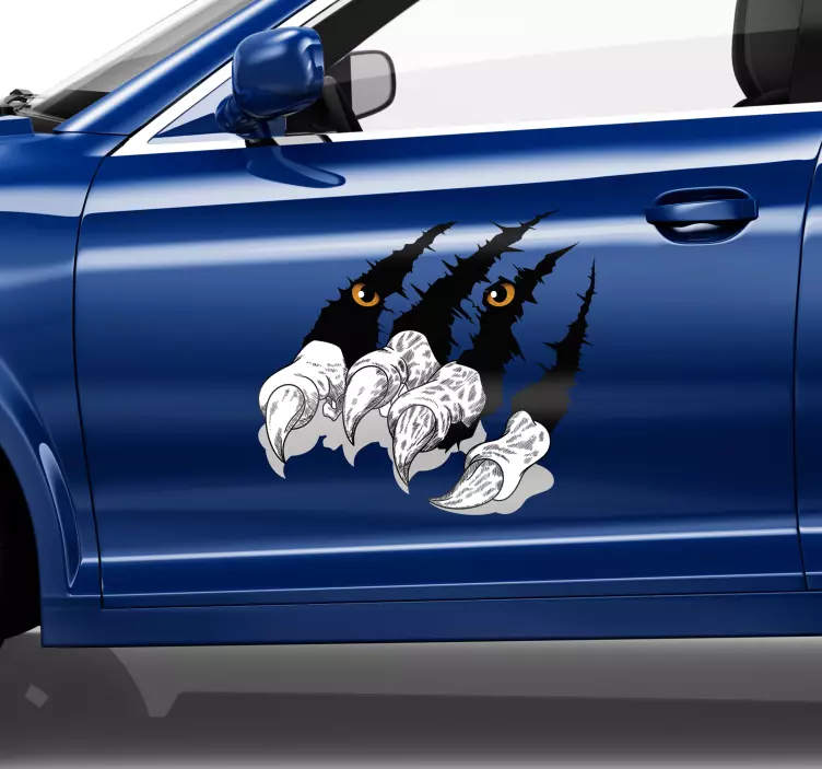 Muursticker Tijger klauwen - TenStickers