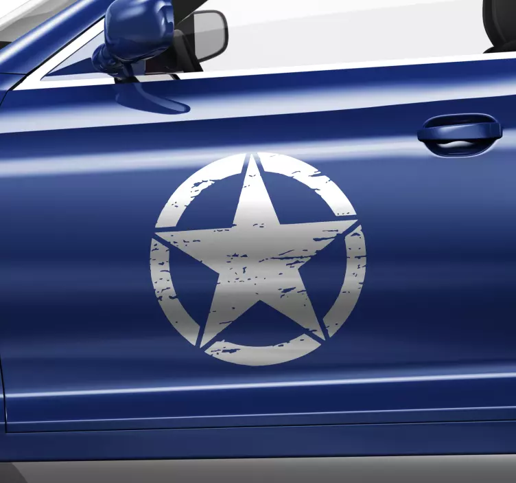 Autosticker militaire ster - TenStickers