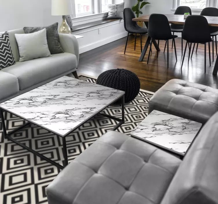 Object sticker verfijnd marmeren oppervlak - TenStickers