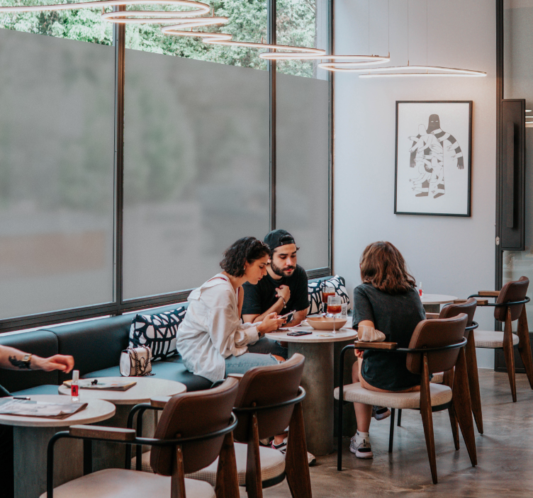 Doorschijnend folie op maat gemaakte - TenStickers