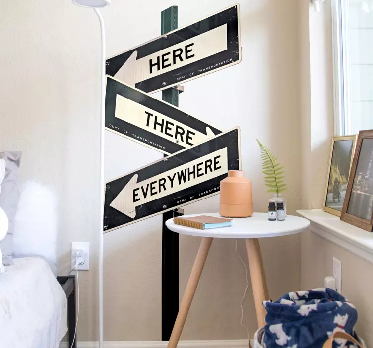 Straat boord moderne stijl - TenStickers