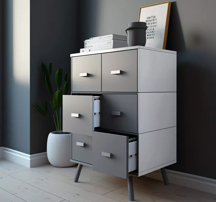 Zelfklevende folie - Grijs - TenStickers