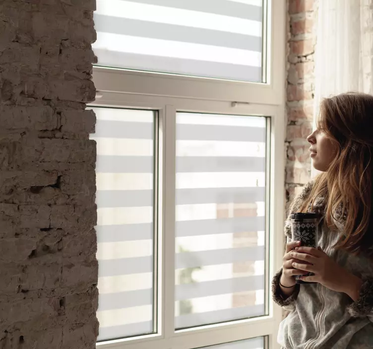 Doorschijnende zelfklevende sticker plaat voor ramen - TenStickers