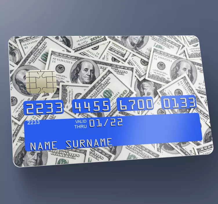 Pinpas stickers dollars - TenStickers