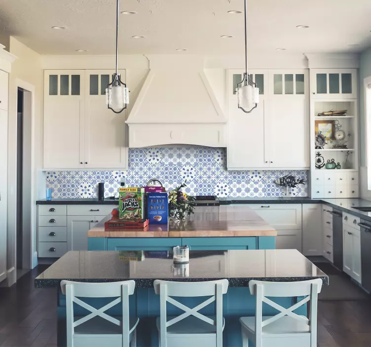 Tegelstickers Delft blauw tegeltjes - TenStickers