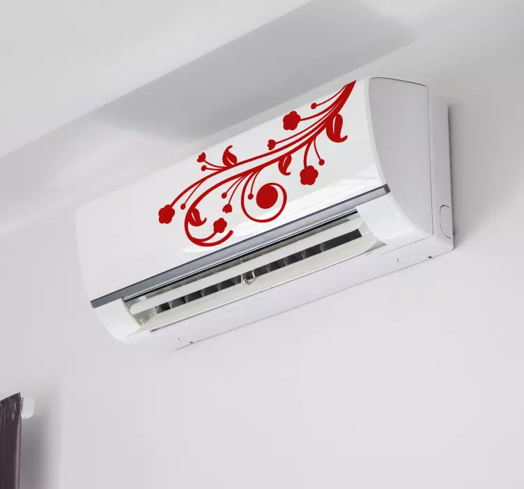 Vintage decoratie air conditioning sticker - TenStickers
