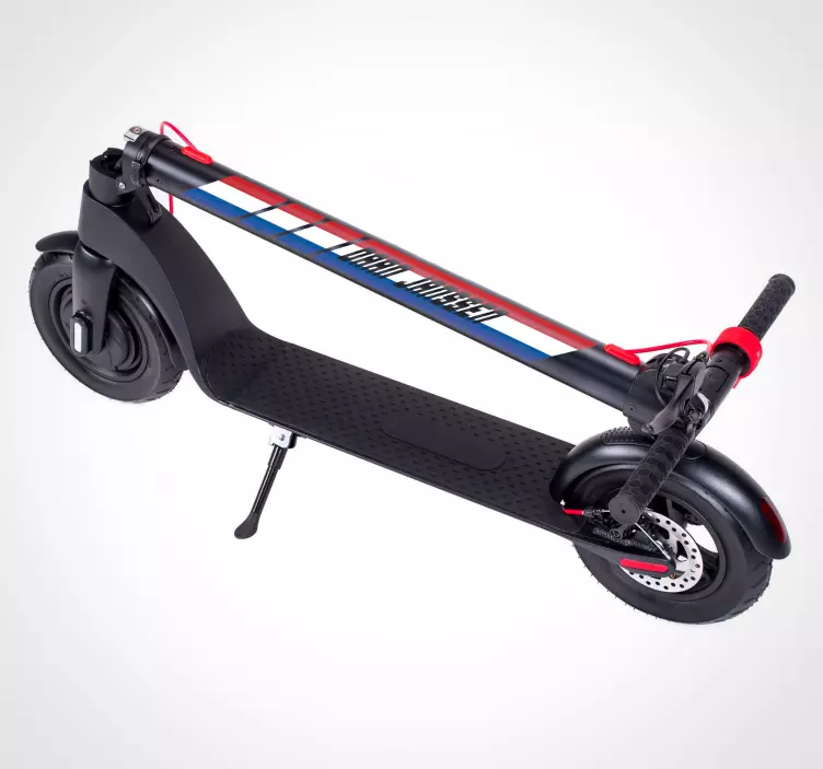 Nederlandse vlag step sticker - TenStickers