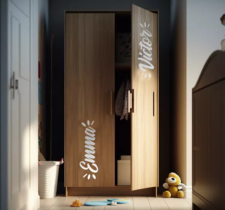 Woonkamer meubels sticker - TenStickers