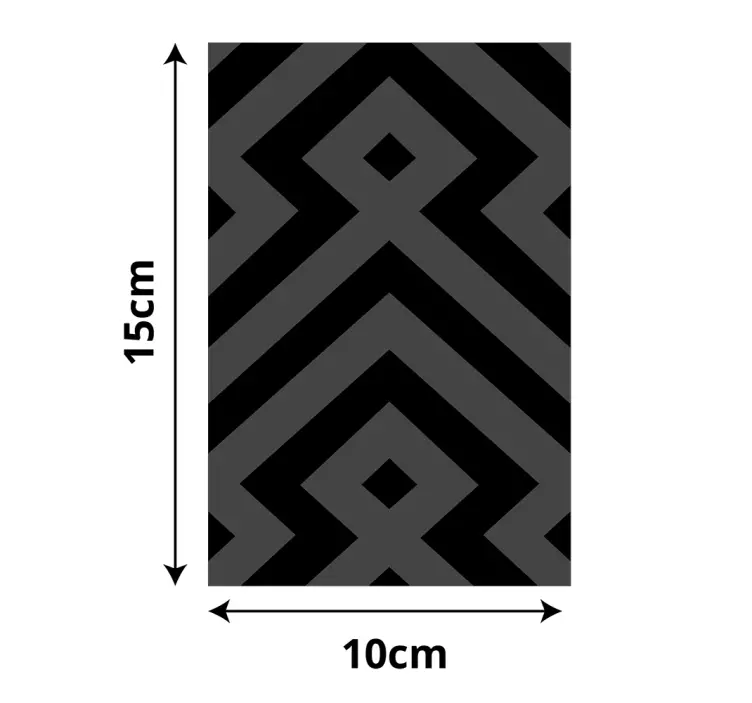 Vloersticker abstract arrangement concept - TenStickers