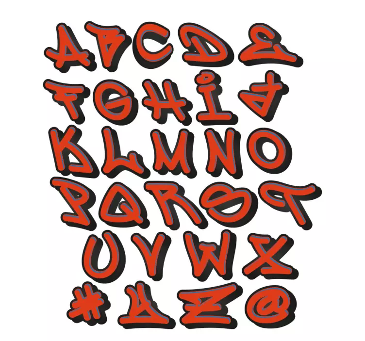 Game controllers graffiti sticker met naam - TenStickers