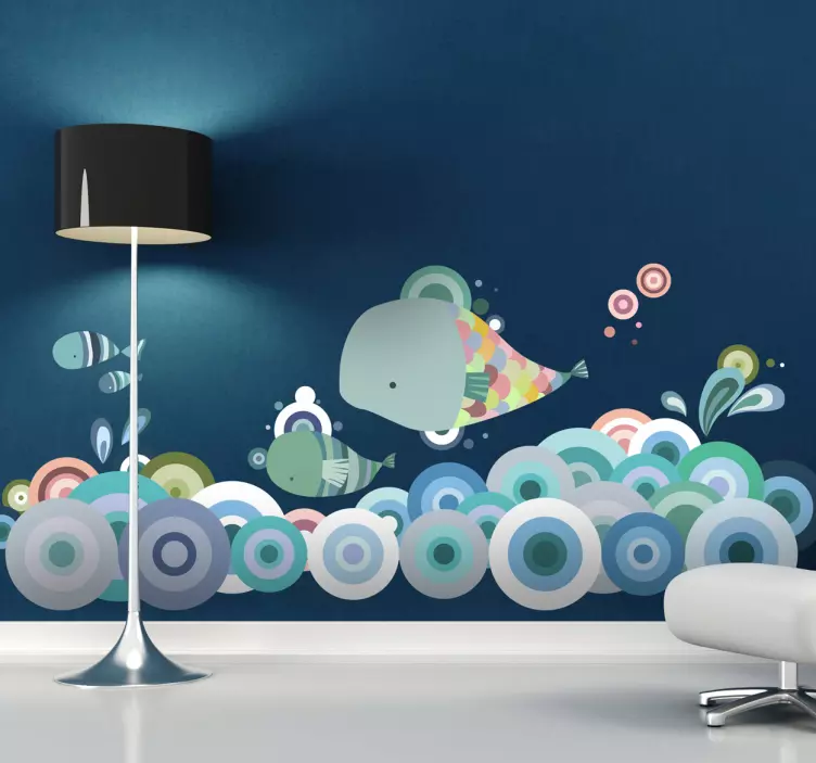 Muursticker Onderwaterwereld Vissen - TenStickers