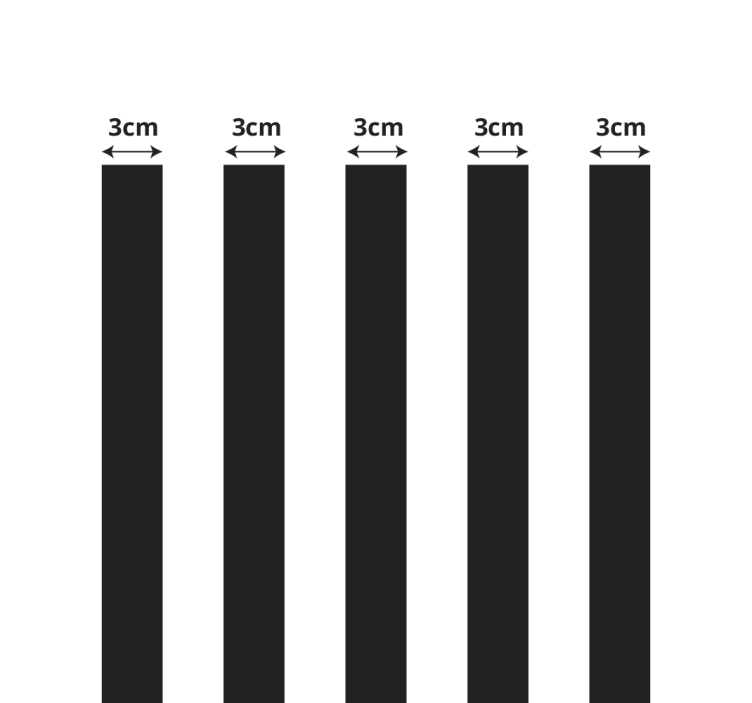Muursticker Decoratielijnen - TenStickers