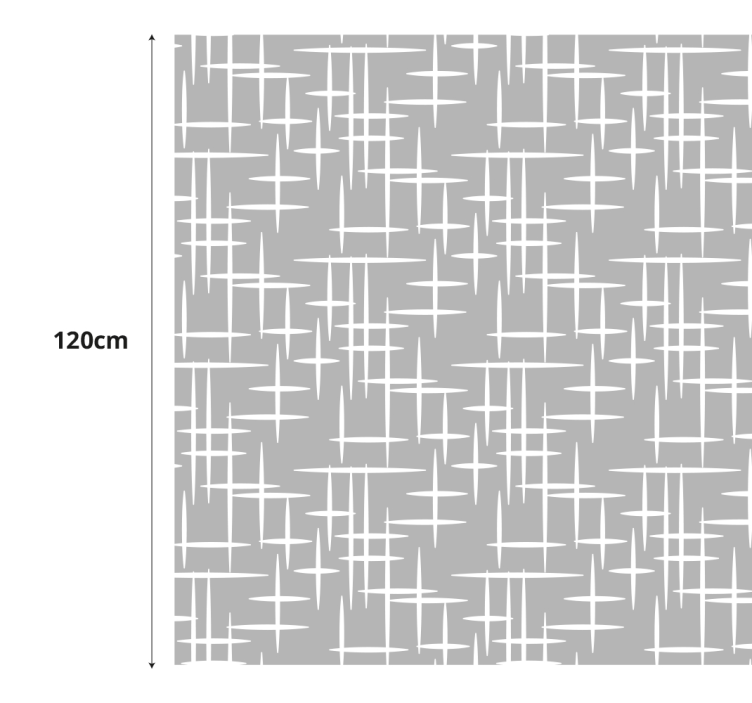 Moderne lijnen Douchecabine sticker - TenStickers