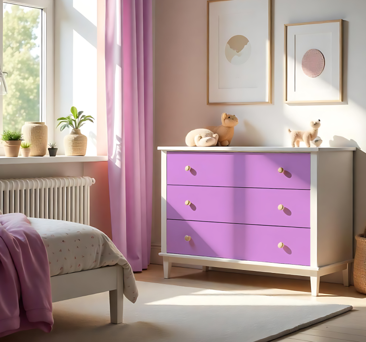 Zelfklevende folie - Mat Roze - TenStickers