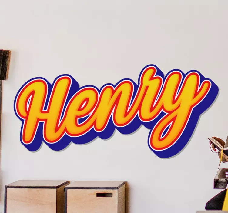 Aangepaste naamillustratie quotes sticker - TenStickers