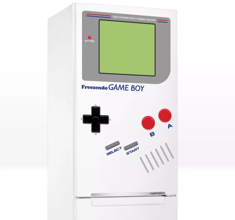 Koelkast sticker nevera game boy - TenStickers