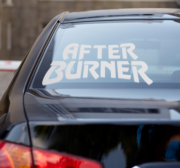 After burner autosticker - TenStickers