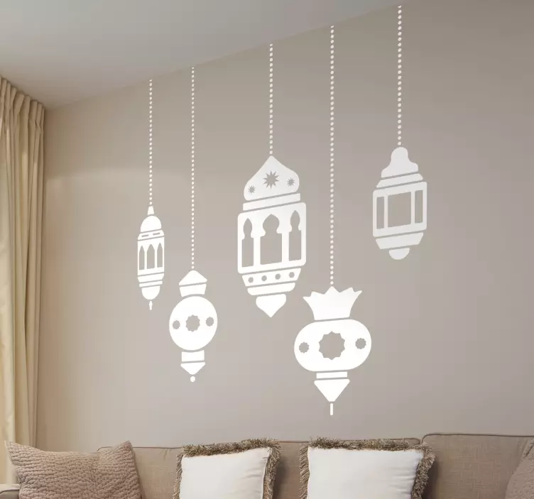 Arabische Lampen Sticker - TenStickers